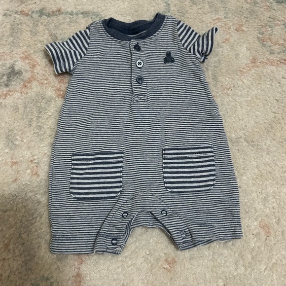 GAP Other - Baby GAP Striped Romper with Pockets